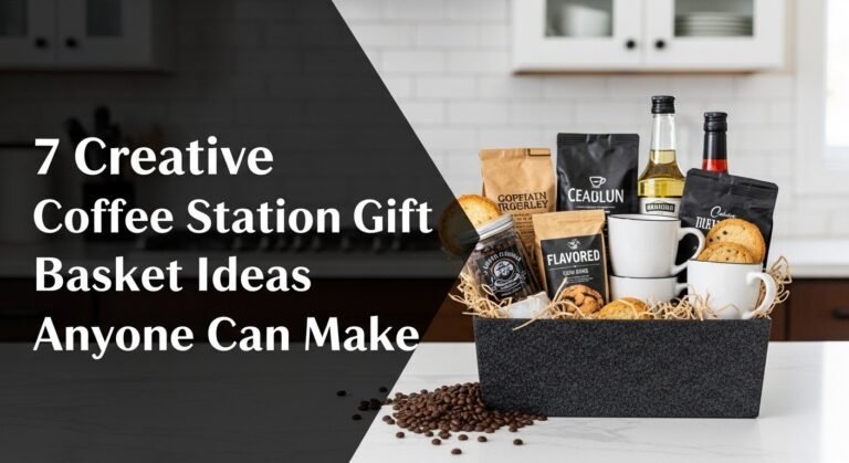 7 Creative Coffee Station Gift Basket Ideas Anyone Can Make 5 7 Creative Coffee Station Gift Basket Ideas Anyone Can Make