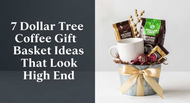 7 Dollar Tree Coffee Gift Basket Ideas That Look High End 7 7 Dollar Tree Coffee Gift Basket Ideas That Look High End