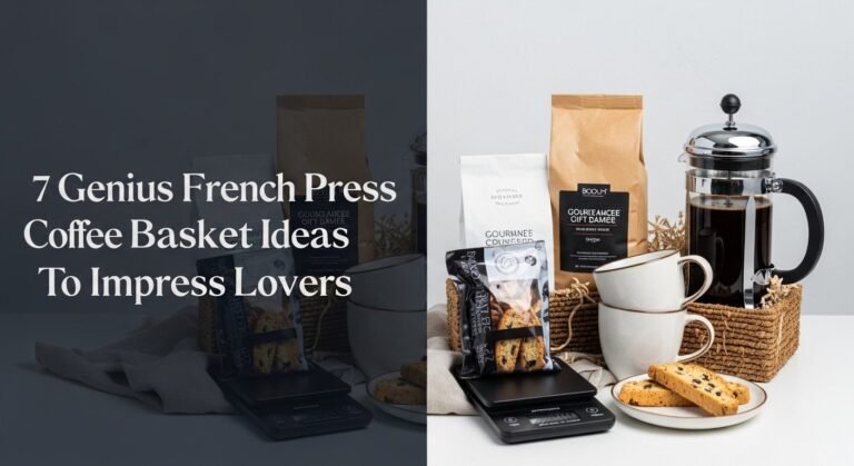 7 Genius French Press Coffee Gift Basket Ideas To Impress Lovers 4 7 Genius French Press Coffee Gift Basket Ideas To Impress Lovers