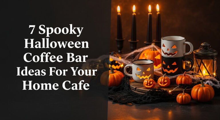 7 Spooky Halloween Coffee Bar Ideas For Your Home Cafe