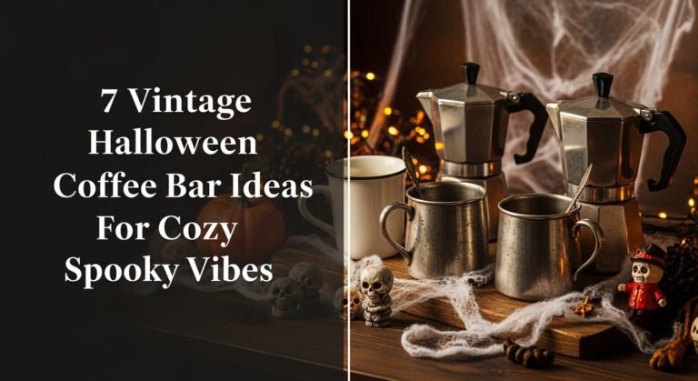 7 Vintage Halloween Coffee Bar Ideas For Cozy Spooky Vibes