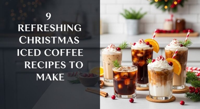 9 Refreshing Christmas Iced Coffee Recipes to Make [year]
