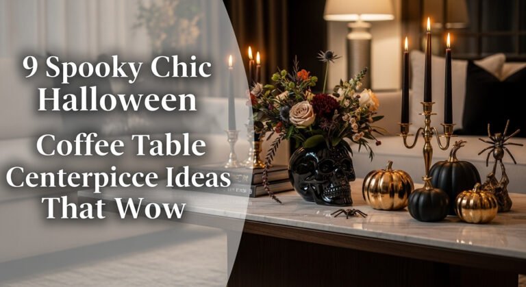 9 Spooky Chic Halloween Coffee Table Centerpiece Ideas That Wow