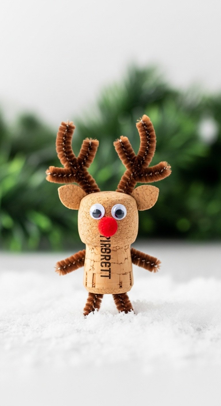 Child painting salt dough star ornament Christmas crafting bokeh holiday aesthetic Pinterest vertical photograph