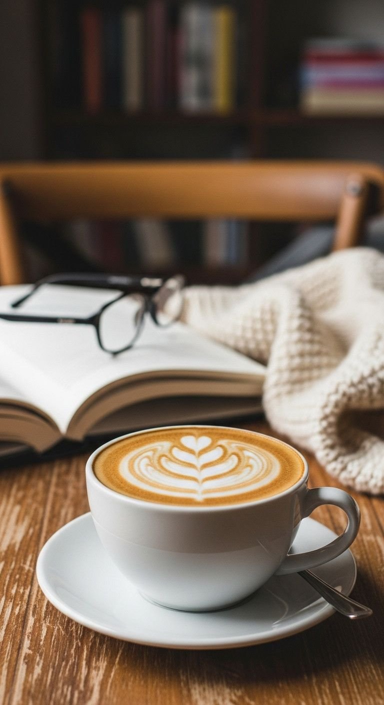 13 Genius Ninja Coffee Recipes For Hot Cold Brew And Tea 15 Classic hot cafe latte in white mug with foam, latte art, on rustic wood table. Cozy coffee recipe.