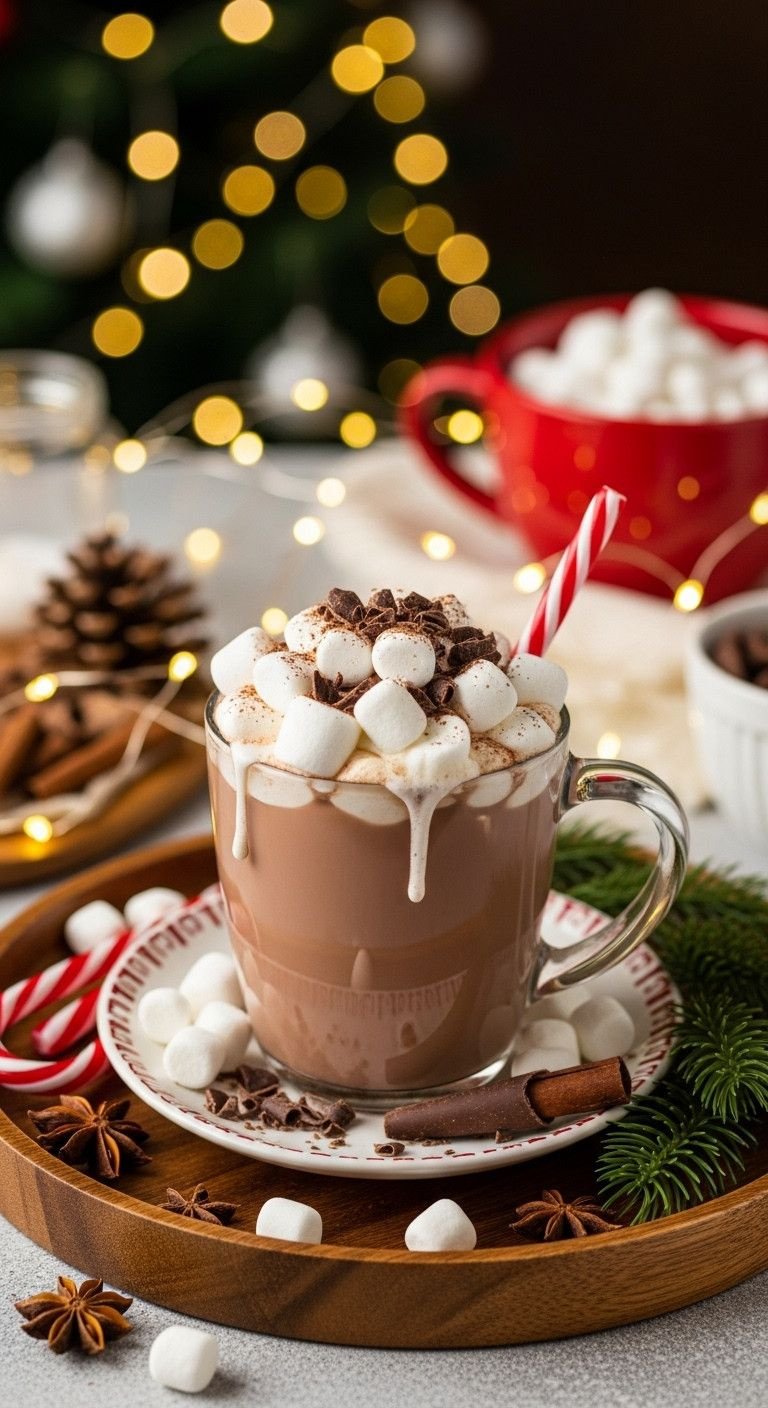 13 Genius Ninja Coffee Recipes For Hot Cold Brew And Tea 19 Decadent hot chocolate with melting marshmallows, chocolate shavings, candy cane. Festive holiday drink recipe.