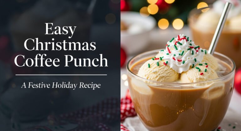 Easy Christmas Coffee Punch A Festive Holiday Recipe