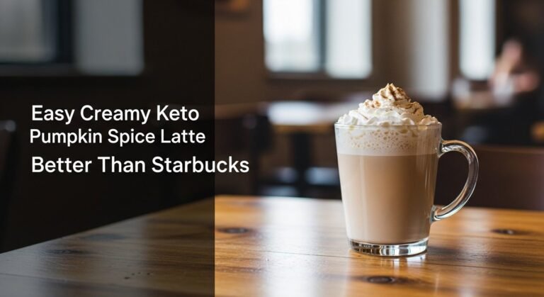 Easy Creamy Keto Pumpkin Spice Latte Better Than Starbucks 10 Easy Creamy Keto Pumpkin Spice Latte Better Than Starbucks