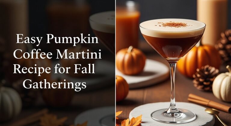 Easy Pumpkin Coffee Martini Recipe for Fall Gatherings 1 Easy Pumpkin Coffee Martini Recipe for Fall Gatherings