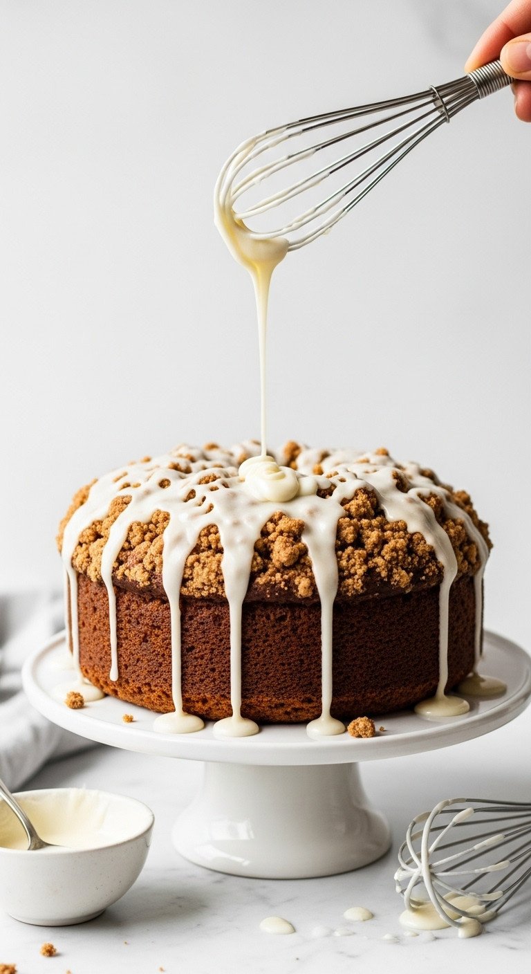 Easy Pumpkin Gingerbread Coffee Cake with Streusel Topping 11 null