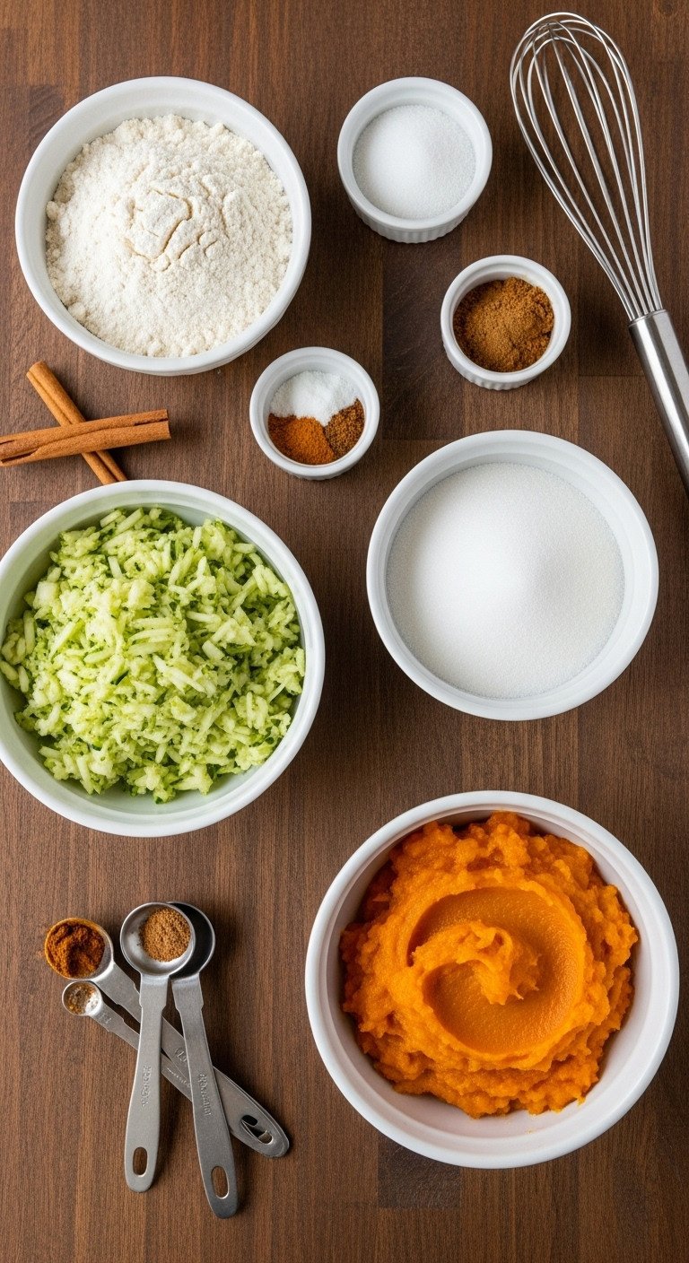 Easy Zucchini Pumpkin Coffee Cake with Spice Streusel Recipe 1 null