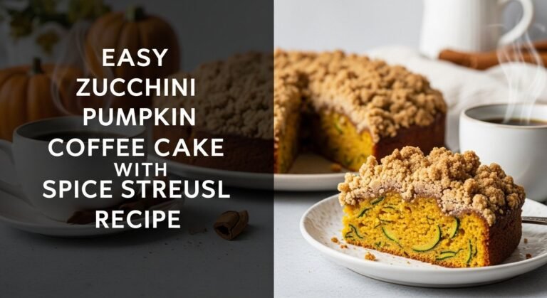 Easy Zucchini Pumpkin Coffee Cake with Spice Streusel Recipe 7 Easy Zucchini Pumpkin Coffee Cake with Spice Streusel Recipe