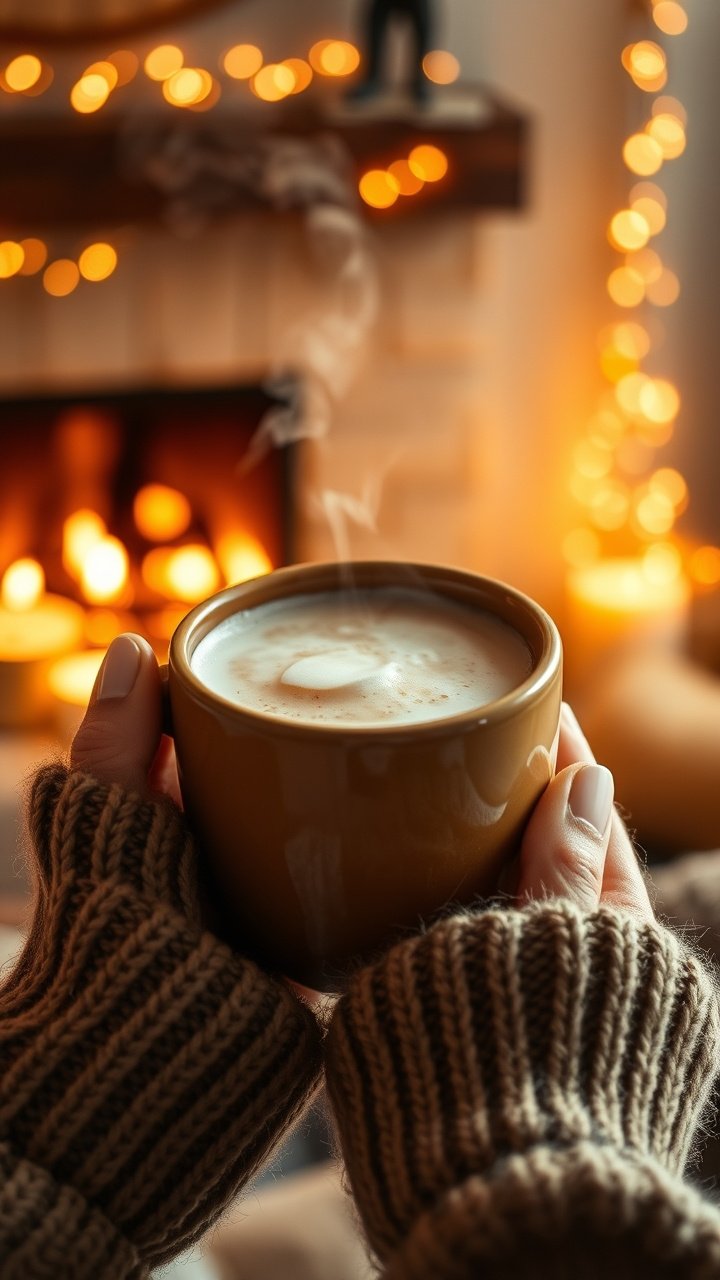 The Best Creamy Pumpkin Coffee Latte Recipe At Home 7 Elegant professional hyperrealistic creamy pumpkin spice coffee latte in clear glass mug on wooden table with cinnamon and a small pumpkin.