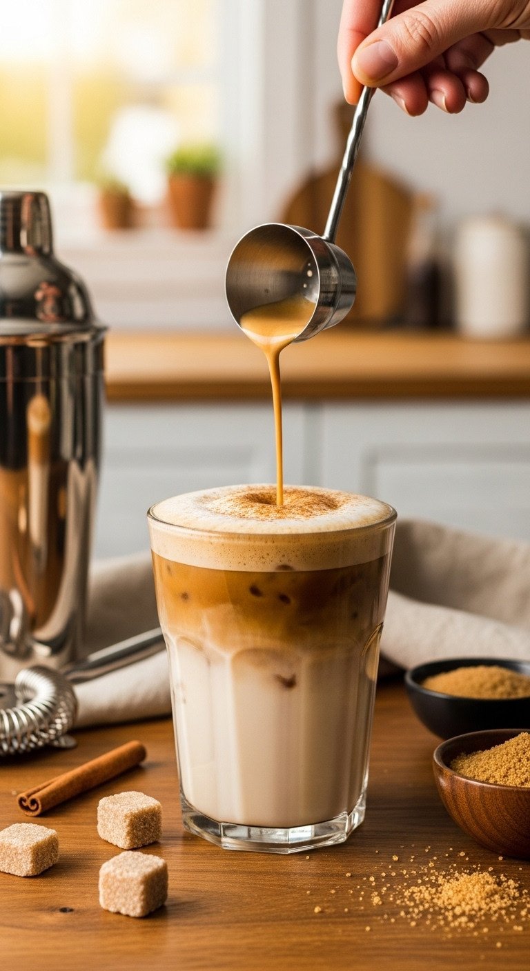 13 Genius Aesthetic Cold Coffee Recipes To Make At Home 13 Espresso tonic: dark espresso pours into bubbly tonic, ombré, orange peel. Highball glass, fresh orange. Refreshing recipe.