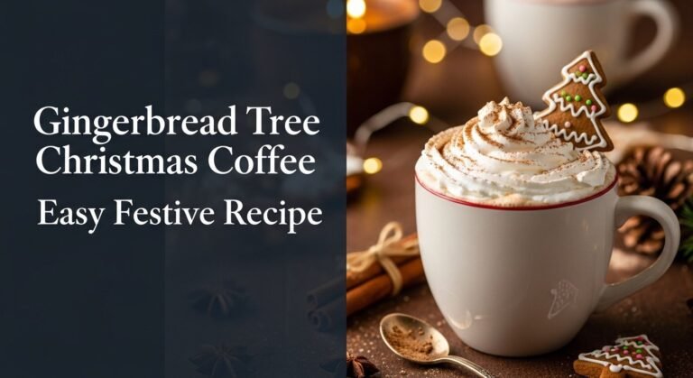 Gingerbread Tree Christmas Coffee Easy Festive Recipe 6 Gingerbread Tree Christmas Coffee Easy Festive Recipe