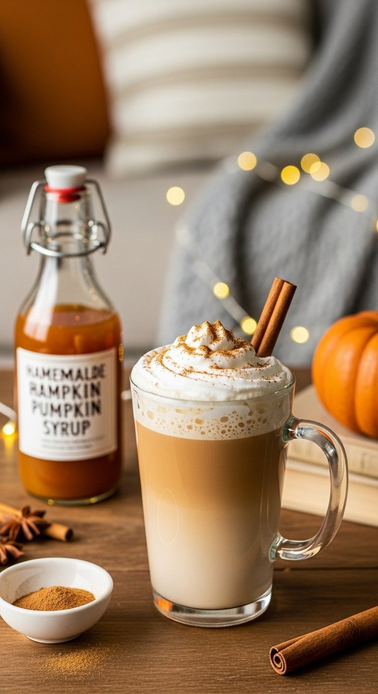 Homemade Pumpkin Coffee Puree Syrup for Cozy Lattes 9 null