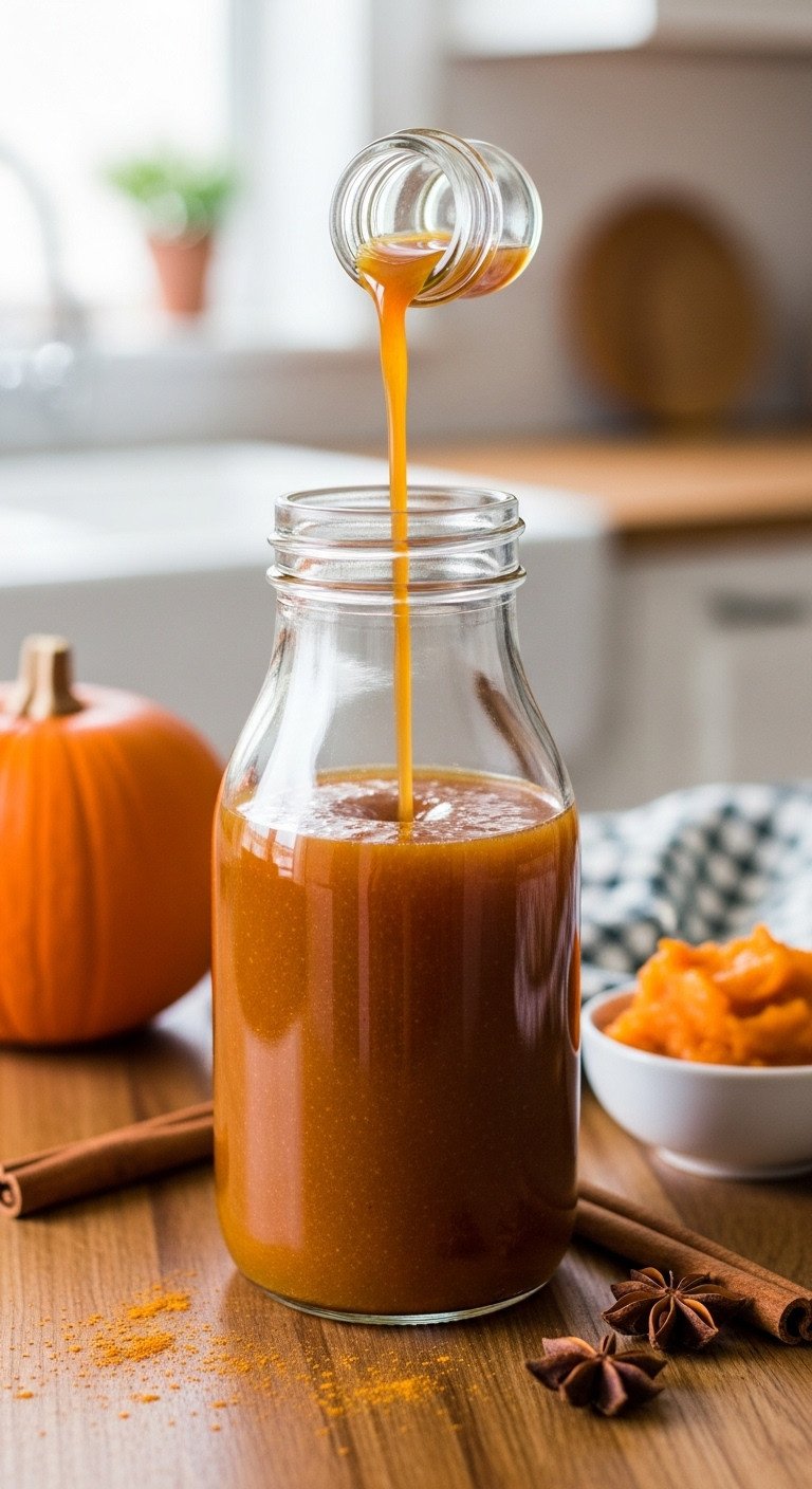 Homemade Pumpkin Coffee Syrup Recipe Healthy No Sugar 1 null