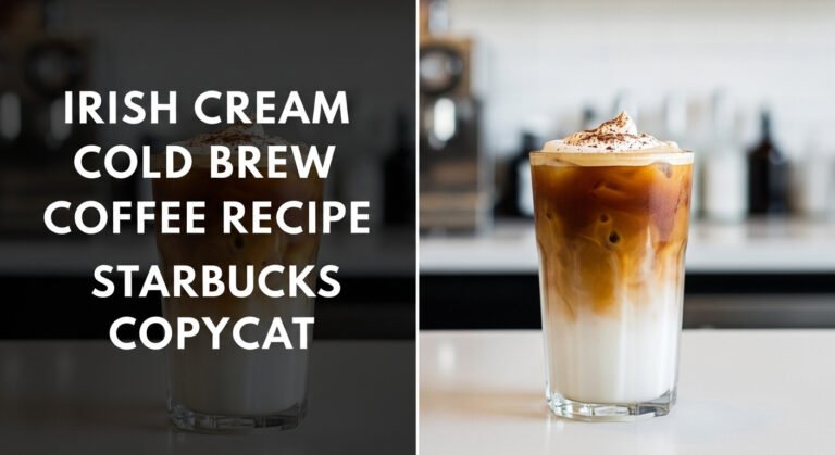 Irish Cream Cold Brew Coffee Recipe Starbucks Copycat