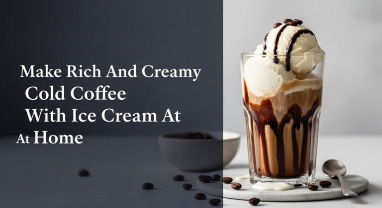 Make Rich And Creamy Cold Coffee With Ice Cream At Home 5 Make Rich And Creamy Cold Coffee With Ice Cream At Home