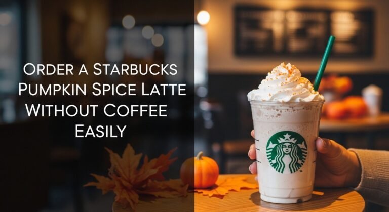 Order a Starbucks Pumpkin Spice Latte Without Coffee Easily 2 Order a Starbucks Pumpkin Spice Latte Without Coffee Easily