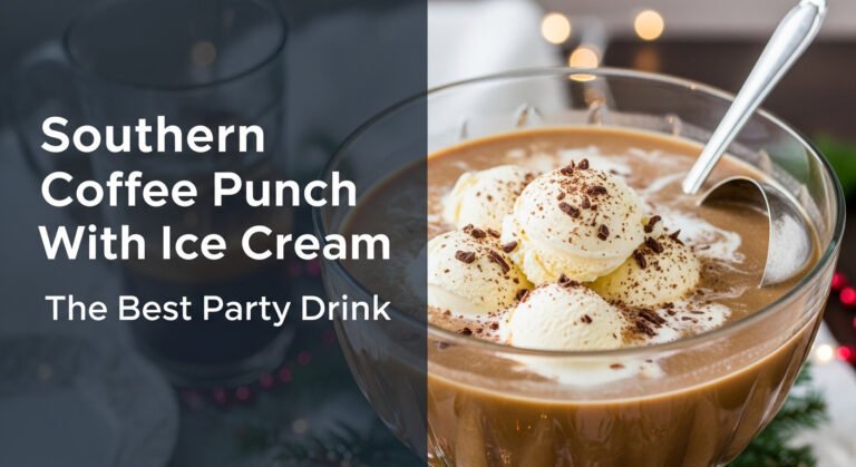 Southern Coffee Punch With Ice Cream The Best Party Drink