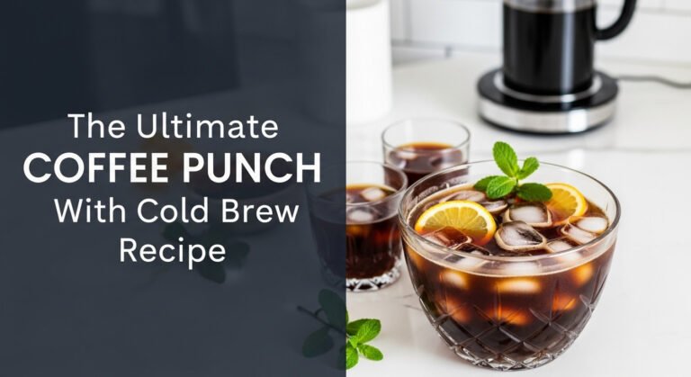 The Ultimate Coffee Punch With Cold Brew Recipe
