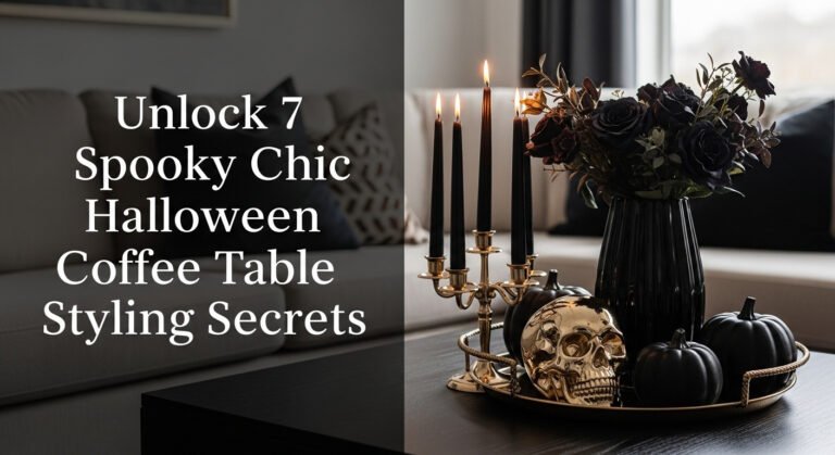 Unlock 7 Spooky Chic Halloween Coffee Table Styling Secrets