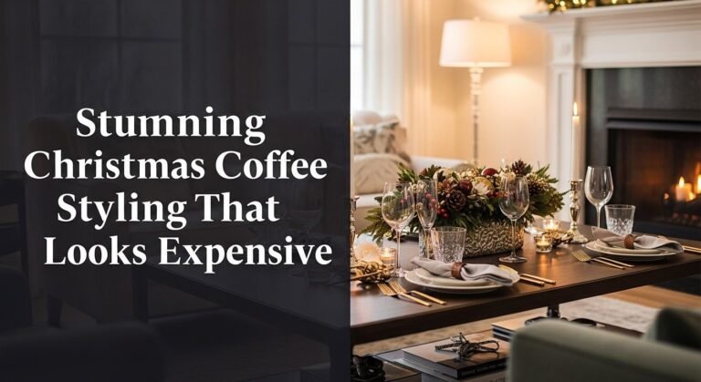 Stunning Christmas Coffee Table Styling That Looks Expensive 9 Stunning Christmas Coffee Table Styling That Looks Expensive