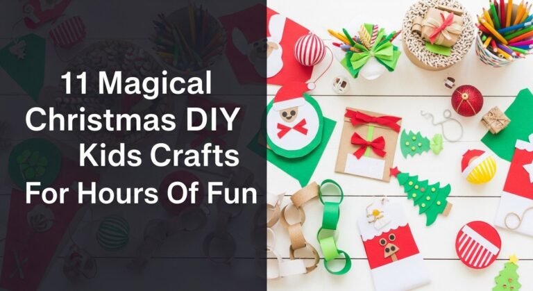 11 Magical Christmas DIY Kids Crafts For Hours Of Fun 5 11 Magical Christmas DIY Kids Crafts For Hours Of Fun