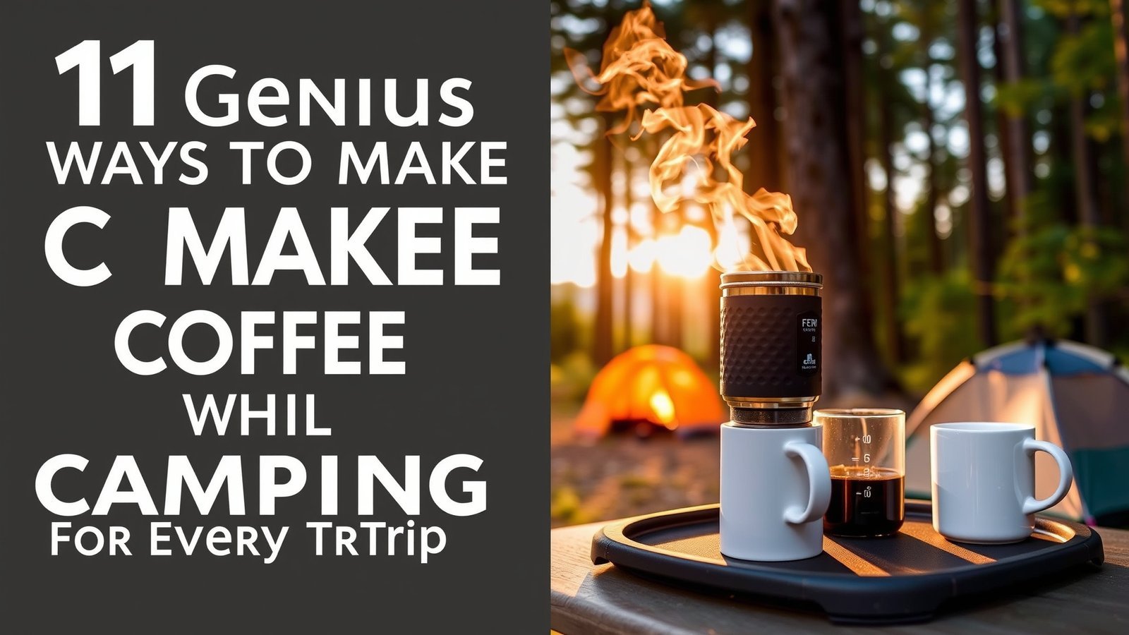 Fresh Look at 11 Genius Ways To Make Coffee While Camping For Every