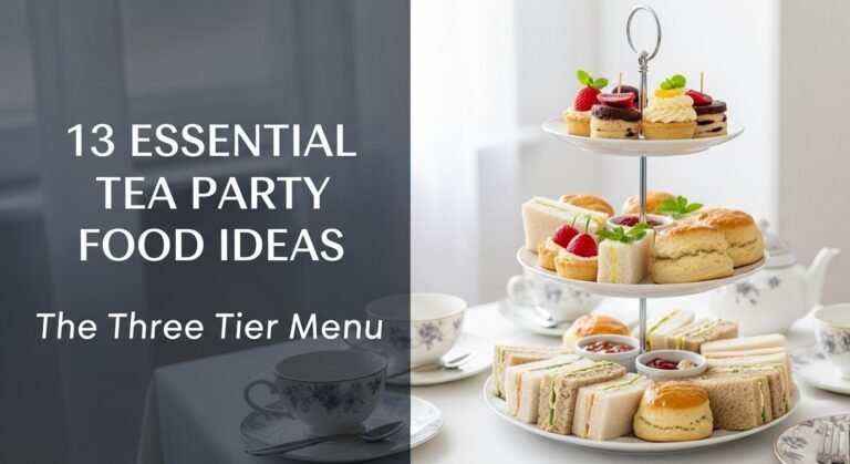 13 Essential Tea Party Food Ideas The Three Tier Menu [year]