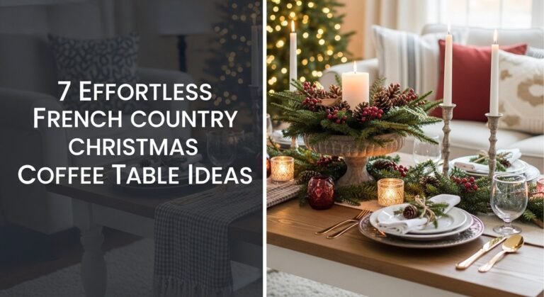 7 Effortless French Country Christmas Coffee Table Ideas [year]
