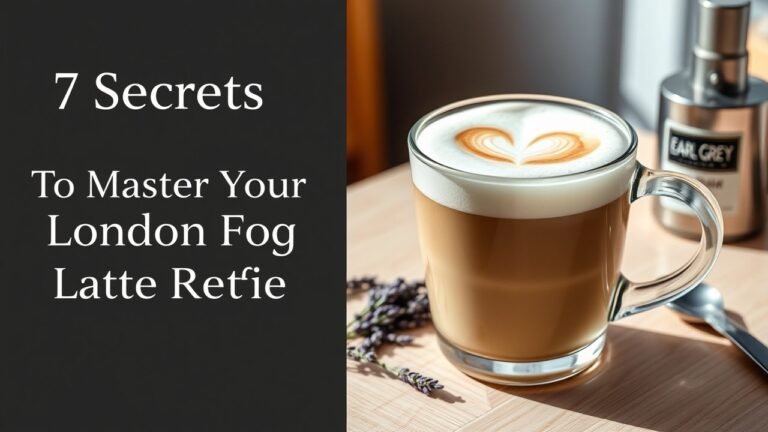 7 Secrets To Master Your London Fog Latte Recipe 2 7 Secrets To Master Your London Fog Latte Recipe
