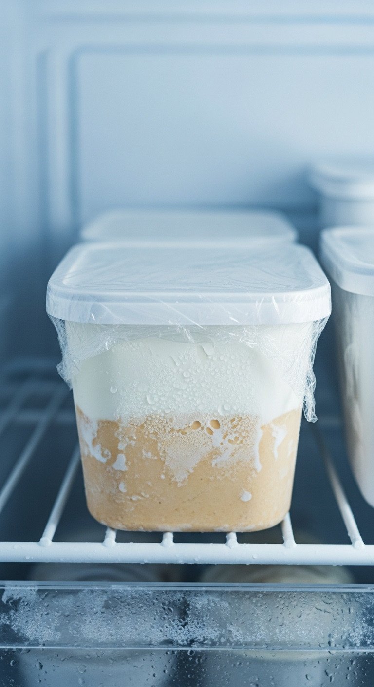 Unlock The Secret To Perfectly Creamy Coffee Ice Cream 7 A perfect scoop of velvety homemade coffee ice cream in a vintage silver scoop, set on a dark slate surface with coffee beans.