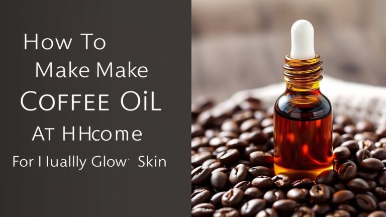 How To Make Coffee Oil At Home For Naturally Glowing Skin 7 How To Make Coffee Oil At Home For Naturally Glowing Skin