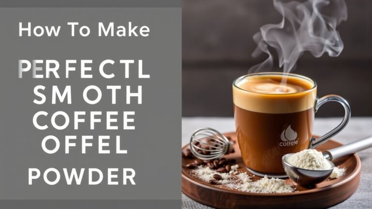 How To Make Perfectly Smooth Coffee With Milk Powder 2 How To Make Perfectly Smooth Coffee With Milk Powder