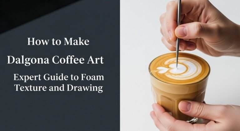 How to Make Dalgona Coffee Art Expert Guide to Foam Texture and Drawing 9 How to Make Dalgona Coffee Art Expert Guide to Foam Texture and Drawing