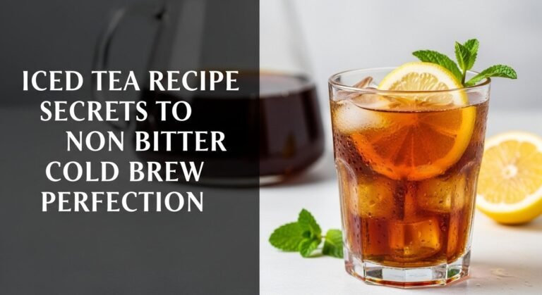 Iced Tea Recipe Secrets to Non Bitter Cold Brew Perfection 3 Iced Tea Recipe Secrets to Non Bitter Cold Brew Perfection