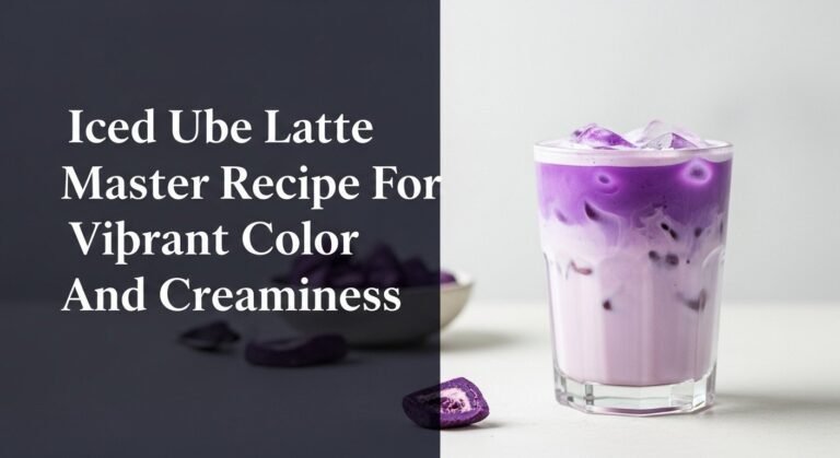 Iced Ube Latte Master Recipe For Vibrant Color And Creaminess 9 Iced Ube Latte Master Recipe For Vibrant Color And Creaminess