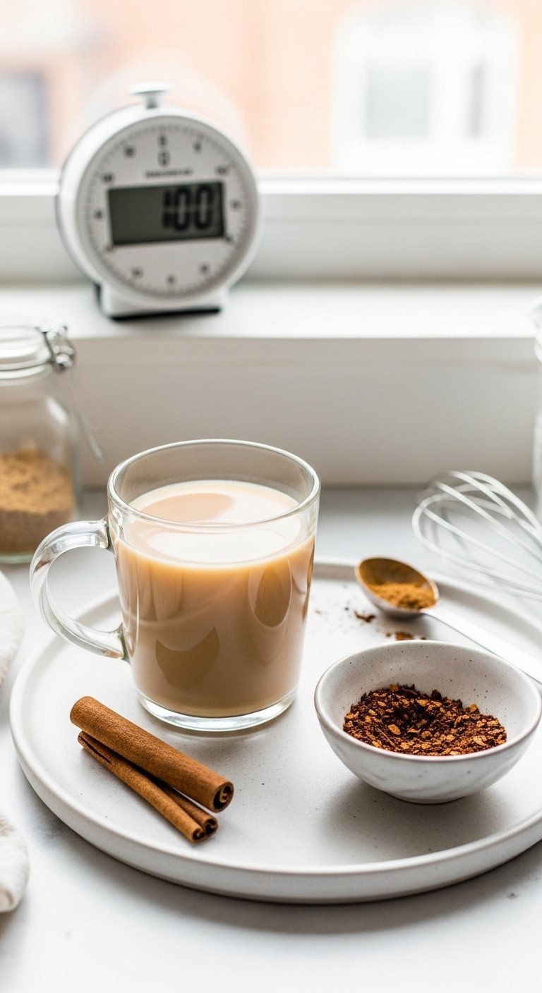 Chai Latte Recipe Master The Perfect Spice And Froth 17 Pale, weak chai in mug contrasted with fresh crushed spices, showing a chai troubleshooting flavor solution.