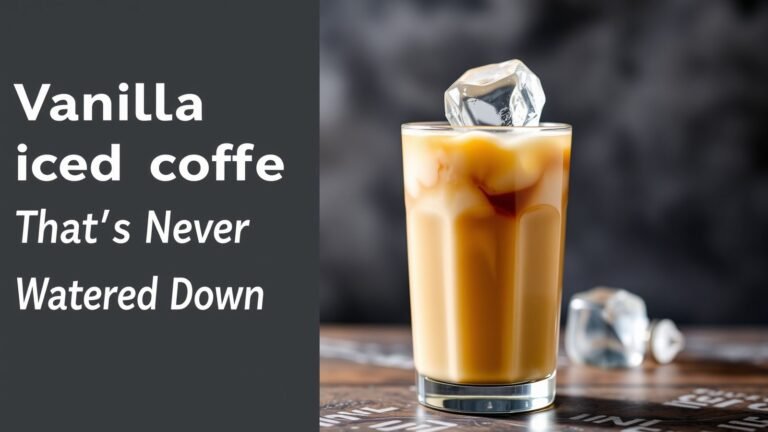 Rich Vanilla Iced Coffee That's Never Watered Down 6 Rich Vanilla Iced Coffee That's Never Watered Down