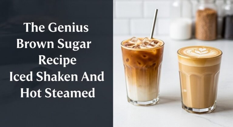 The Genius Brown Sugar Latte Recipe Iced Shaken And Hot Steamed 2 The Genius Brown Sugar Latte Recipe Iced Shaken And Hot Steamed