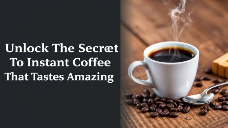 Unlock The Secret To Instant Coffee That Tastes Amazing 2 Unlock The Secret To Instant Coffee That Tastes Amazing