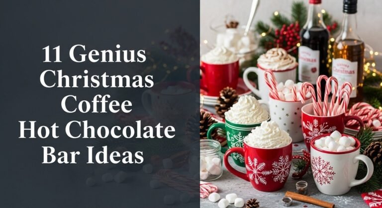 11 Genius Christmas Coffee Hot Chocolate Bar Ideas 1 11 Genius Christmas Coffee Hot Chocolate Bar Ideas