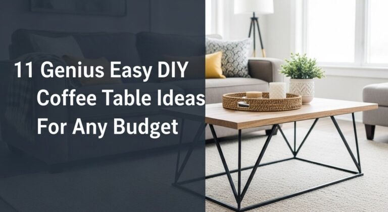 11 Genius Easy DIY Coffee Table Ideas For Any Budget 9 11 Genius Easy DIY Coffee Table Ideas For Any Budget
