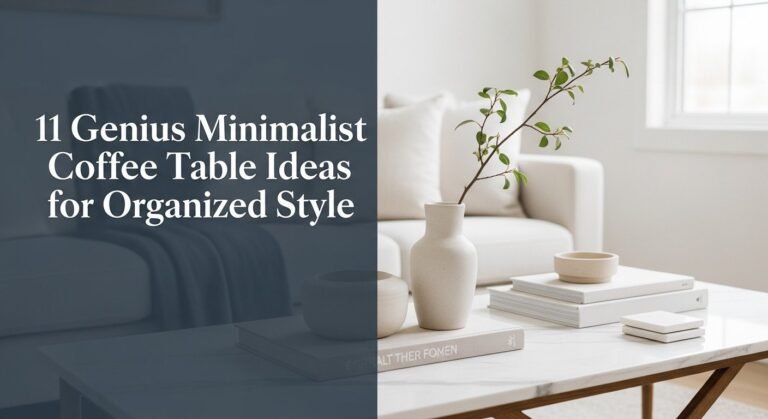 11 Genius Minimalist Coffee Table Ideas for Organized Style 4 11 Genius Minimalist Coffee Table Ideas for Organized Style