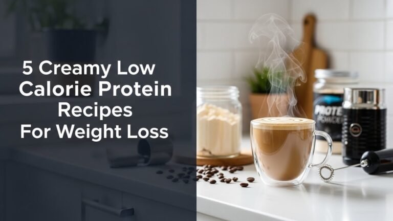 5 Creamy Low Calorie Protein Coffee Recipes For Weight Loss