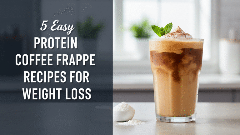 5 Easy Protein Coffee Frappe Recipes for Weight Loss