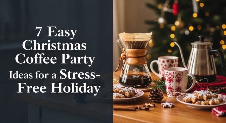 7 Easy Christmas Coffee Party Ideas for a Stress-Free Holiday 3 7 Easy Christmas Coffee Party Ideas for a Stress-Free Holiday