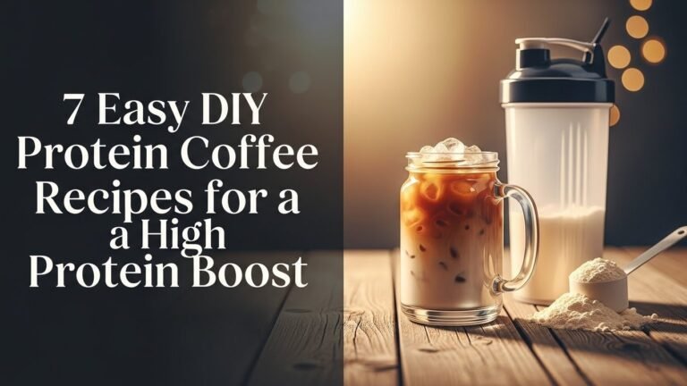 7 Easy DIY Protein Coffee Recipes for a High Protein Boost